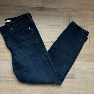 Levi's Black Wedgie Straight Jeans